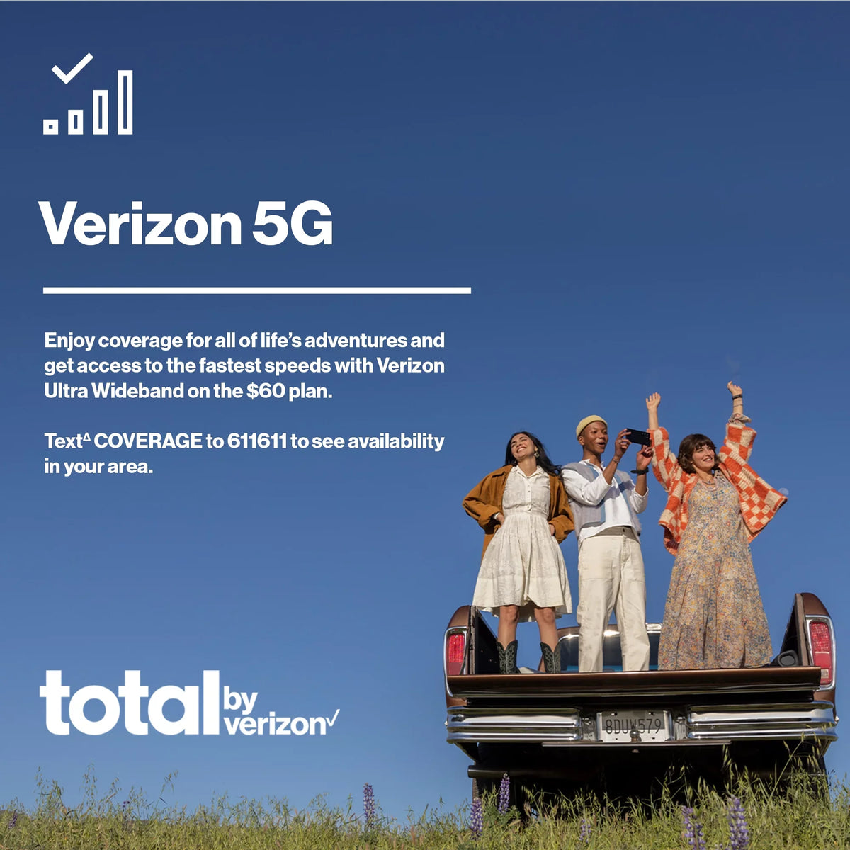Total By Verizon iPhone 15, 128GB, Black - Prepaid Smartphone