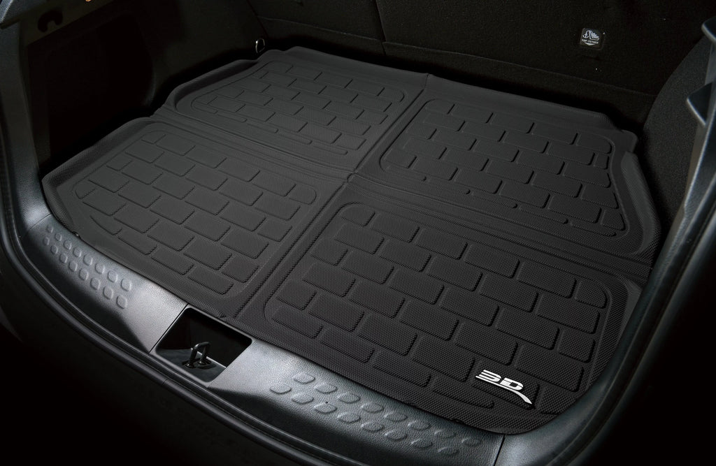 3D Maxpider 2015-2019 Fits Chevrolet Tahoe Fits GMC Yukon Kagu Black Behind 2nd Row Stowable Embossed Pattern Cargo Liner M1Ch0621309