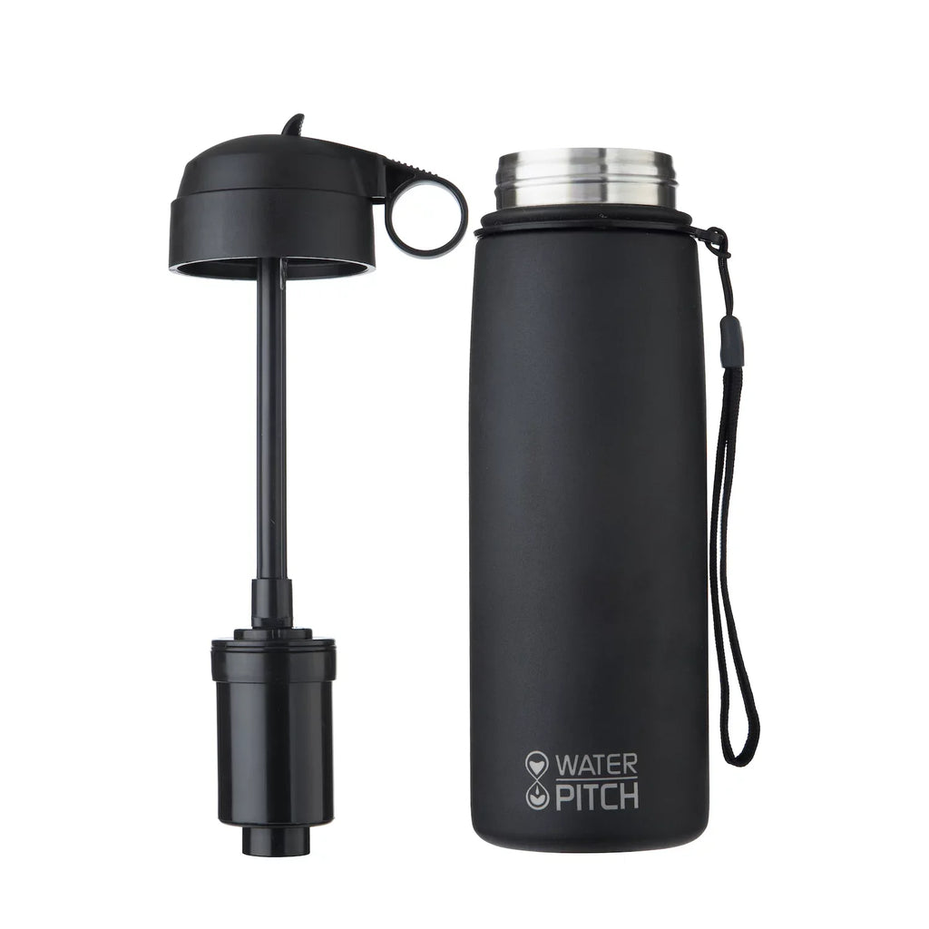 Seychelle Black Thermal Insulated 26oz PH Plus Liquid Filter Bottle