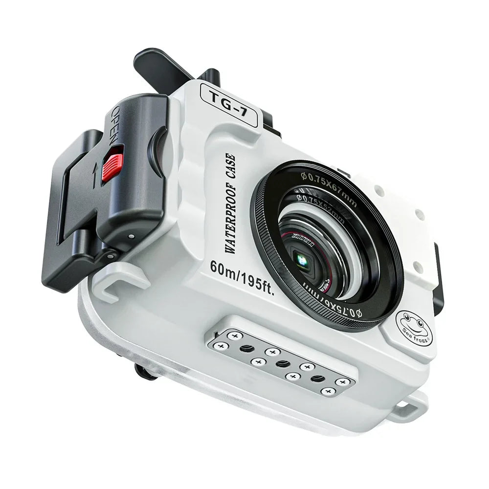 GoolRC TG 7 Camera Housing Case, Liquid 60m Diving Protective Case with Adapter