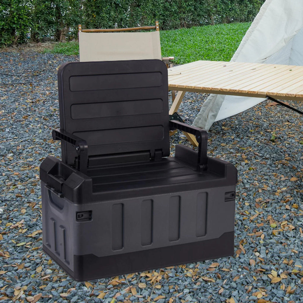 Car Trunk Organizer Portable Car Boot Storage Organiser for Cars SUV Cooking Black