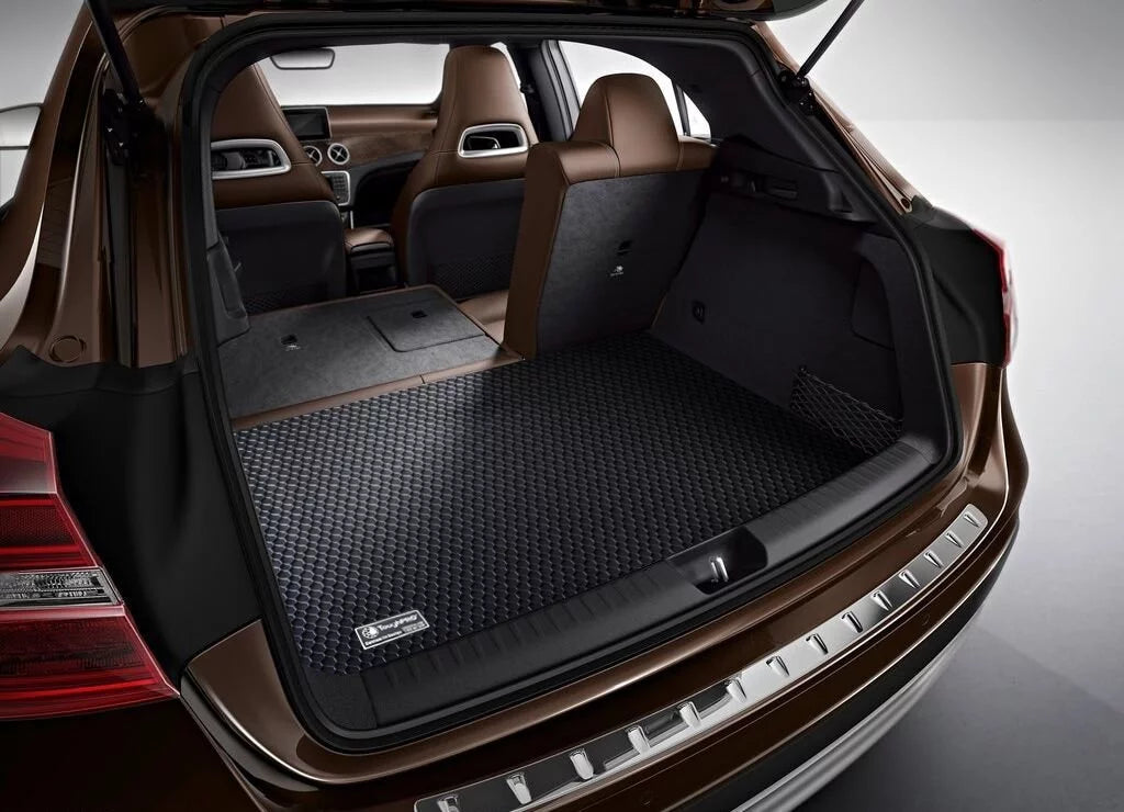 ToughPRO - Trunk Mat Compatible with HONDA Accord - All Weather Heavy Duty (Made in USA) - Black Rubber - 2014