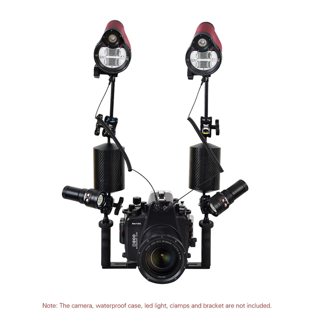 Sea frogs ST-100-Pro Flash Strobe Diving Liquid Max. 100m328ft 5600K with Optic Cable Housing Diving Case for Fluid Photography