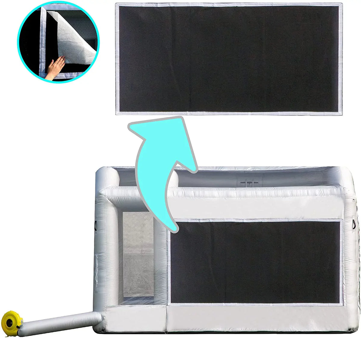 OZIS Inflatable Paint Booth Replacement Filters (2 Primary Filters + 2 Activated Carbon Filters) -This Filter Only Applies to OZIS Paint Booth, No Other Booth