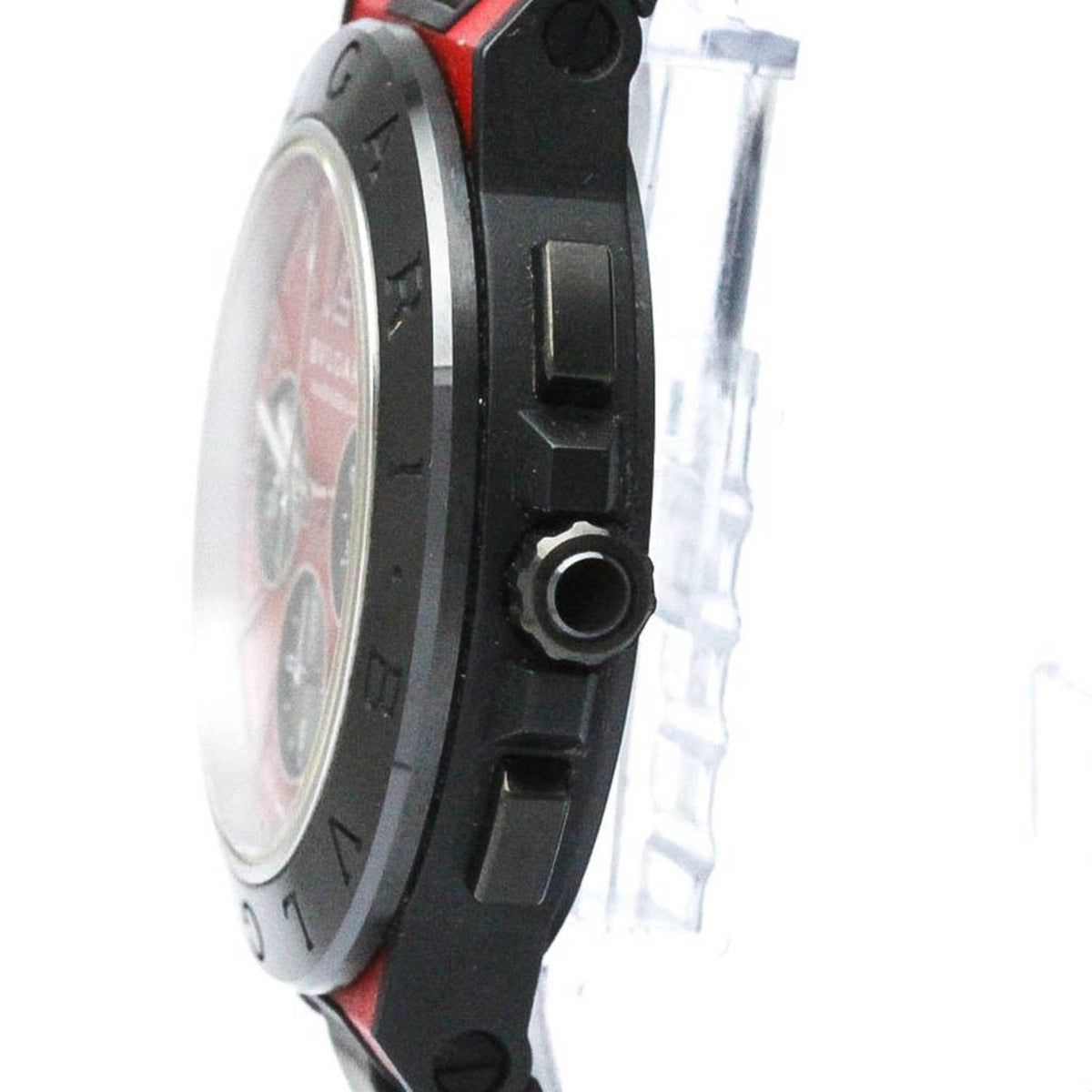 Pre-Owned BVLGARI Diagono Magnesium Chronograph Ceramic Automatic Watch DG42SMCCH BF567466 (Good)