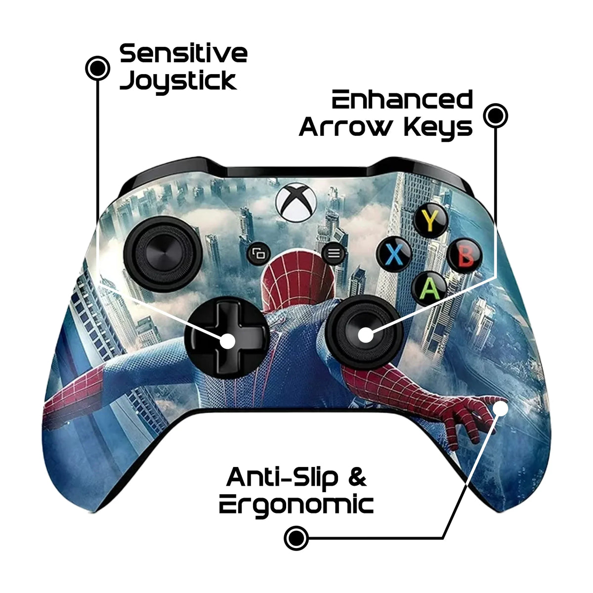 DreamController Original Wireless Custom Xbox One Controller - Xbox One Custom Controller Works with Xbox One S/Xbox One Mobile pc with Windows 10, Custom Anti-Slip Gaming Controller with Bluetooth
