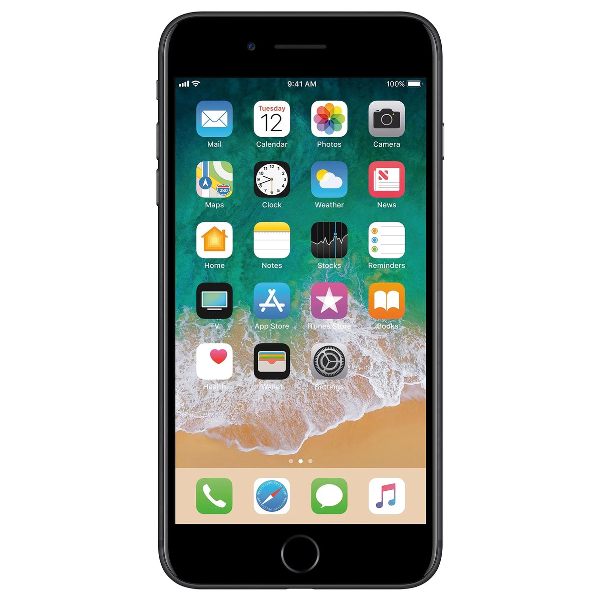 Restored iPhone 7 Plus, 32 GB, Black - Fully Unlocked - GSM and CDMA compatible (Refurbished)