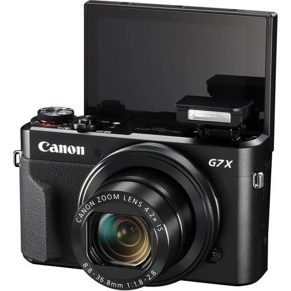 PowerShot G7X Mark II Digital Camera + Pixi Starter Bundle Kit
