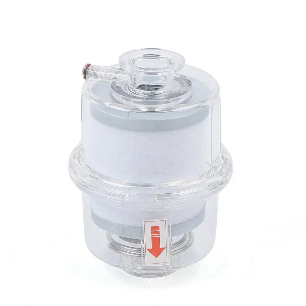 Fichiouy Oil Mist Filter for Vacuum Pump Fume Separator Exhaust Filter KF25 White