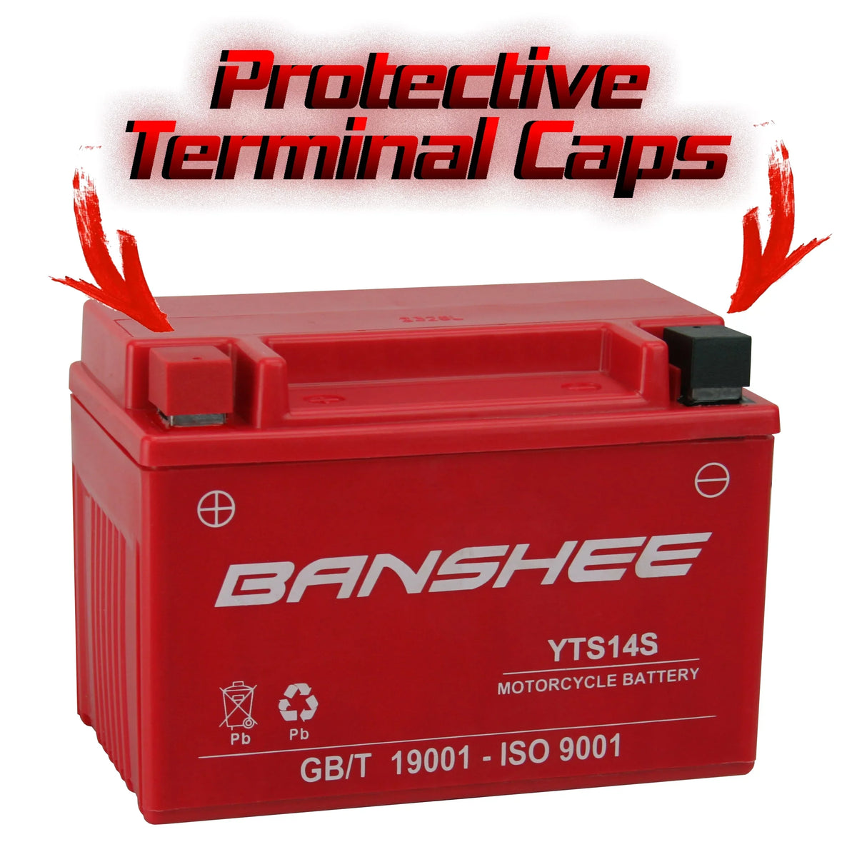 Banshee YTZ14S Motorsports Battery Compatible with BMW F8000T (Auxiliary Battery)
