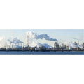 Oil refinery at the Liquid Delaware River New Jersey USA Poster Print by - 36 x 12