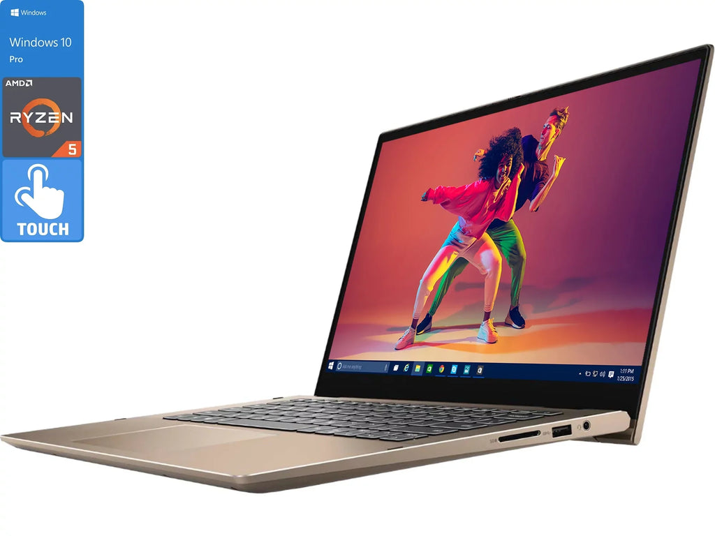 Inspiron i7405 2-in-1, 14" IPS FHD Touch Display, Ryzen 5 4500U Upto 4.0GHz, 32GB RAM, 1TB NVMe SSD, Vega 6, HDMI, DisplayPort via USB-C, Card Reader, Wi-Fi, Bluetooth, Windows 10 Pro