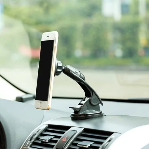 Magnetic Car Mount for Jitterbug Smart3 Phone - Holder Dash Windshield Rotating Strong Grip K1P Compatible With Lively Jitterbug Smart 3 Model