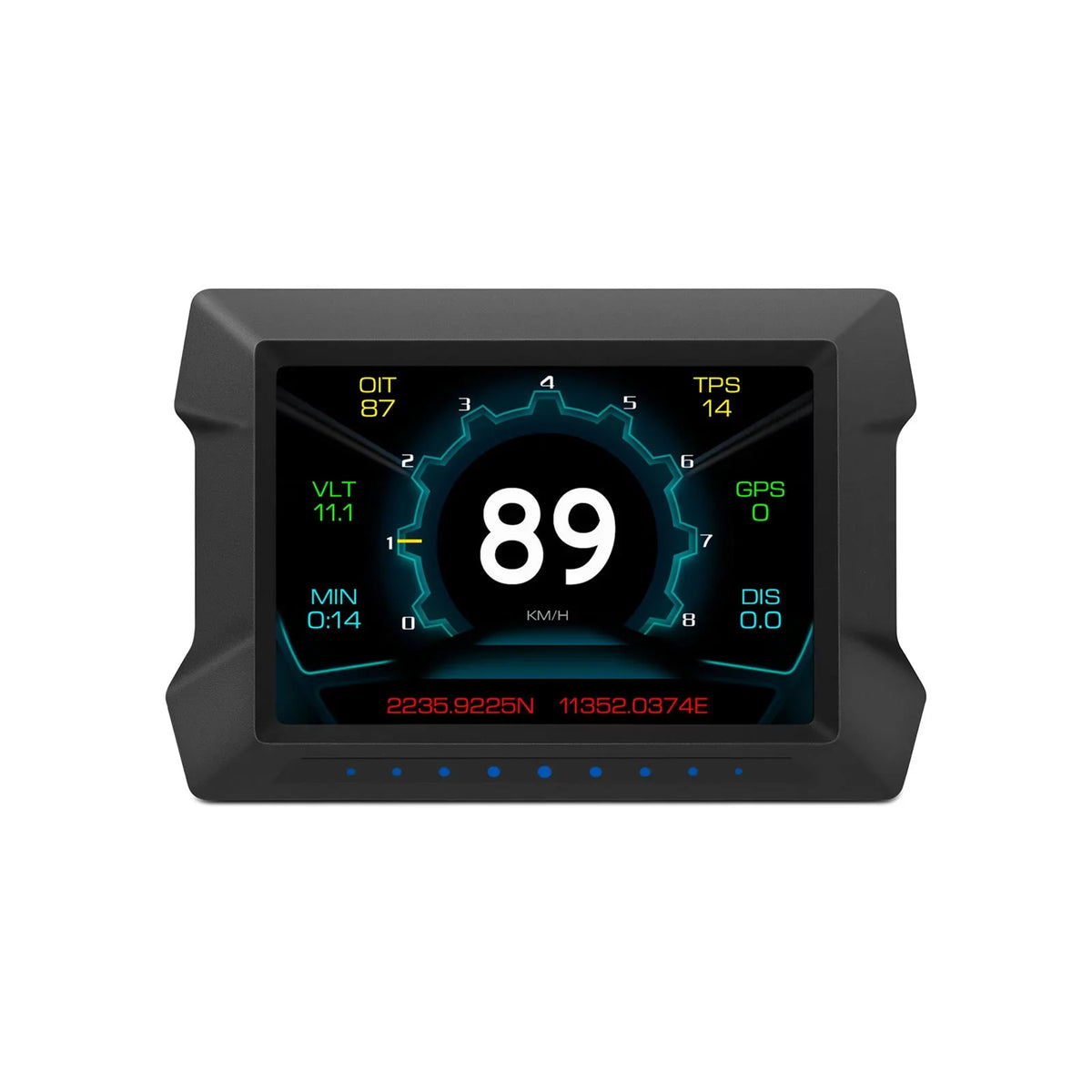 Multi-Functions Trip Computer P22 Universal Car HUD Car Gauge, OBDⅡ Diagnostic and Slope Meter Digital Speedometer Driving Computer Overspeed for All Vehicles