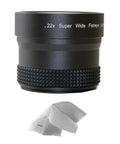 Cyber-shot DSC-RX100 0.21x-0.22x High Grade Fish-Eye Lens (Includes Lens/Filter Adapters) + Nwv Direct Micro Fiber Cleaning Cloth