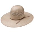 Resistol Mens RSTWNV-595096 20X Twin V 5` Brim Straw Cowboy Hat 67/8 Tan