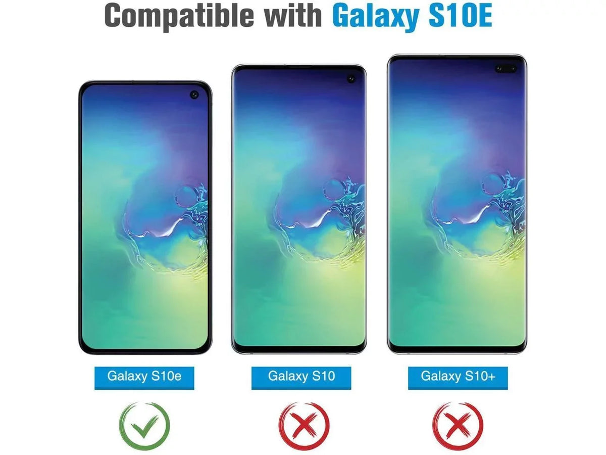 Galaxy S10e Case, IP68 Fluid Dustproof Shockproof Case with Built-in Display Protector, Full Body Sealed Fluid Protective Clear Cover for S10e