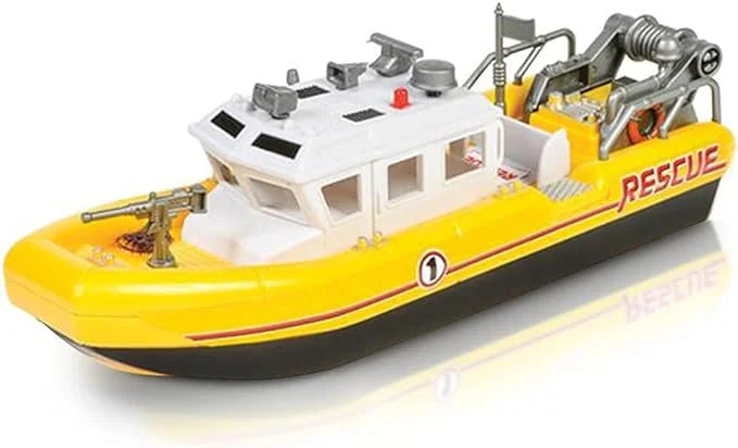 ArtCreativity Aquatic Rescue Vessel, Battery-Operated Toy Ship for Kids, Floats in Fluid Floating Bathtub and Pool Toy for Boys and Girls, Great Birthday Gift for Children