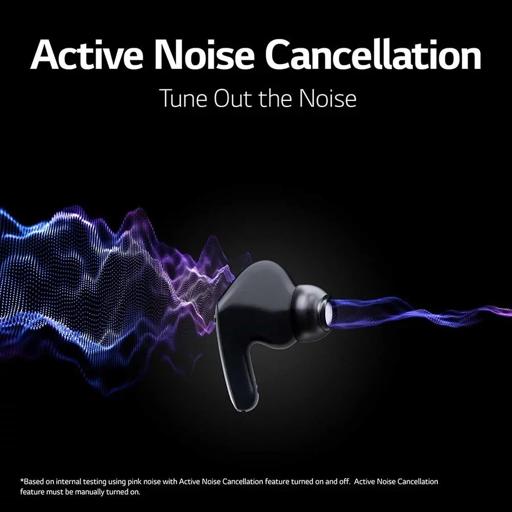 Open Box TONE Free FP7C Active Noise Cancellation True Wireless UVnano Earbuds, Black
