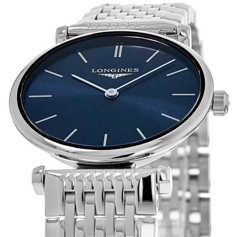 Longines La Grande Classique Quartz Blue Dial Steel Women's Watch L4.209.4.95.6