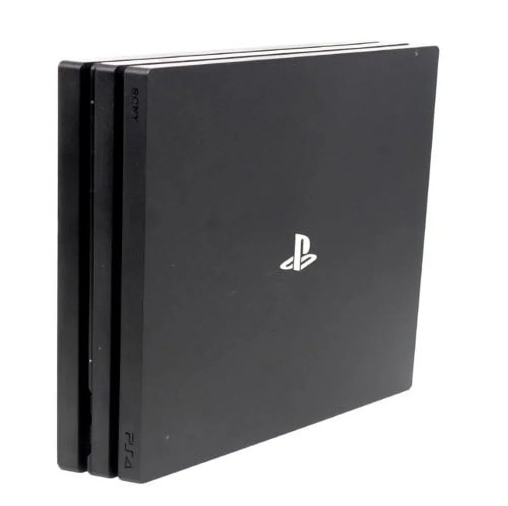 Pre-Owned PlayStation 4 Pro 1TB Gaming Console Black with 2 Controller Included BOLT AXTION Bundle (Refurbished: Like New)