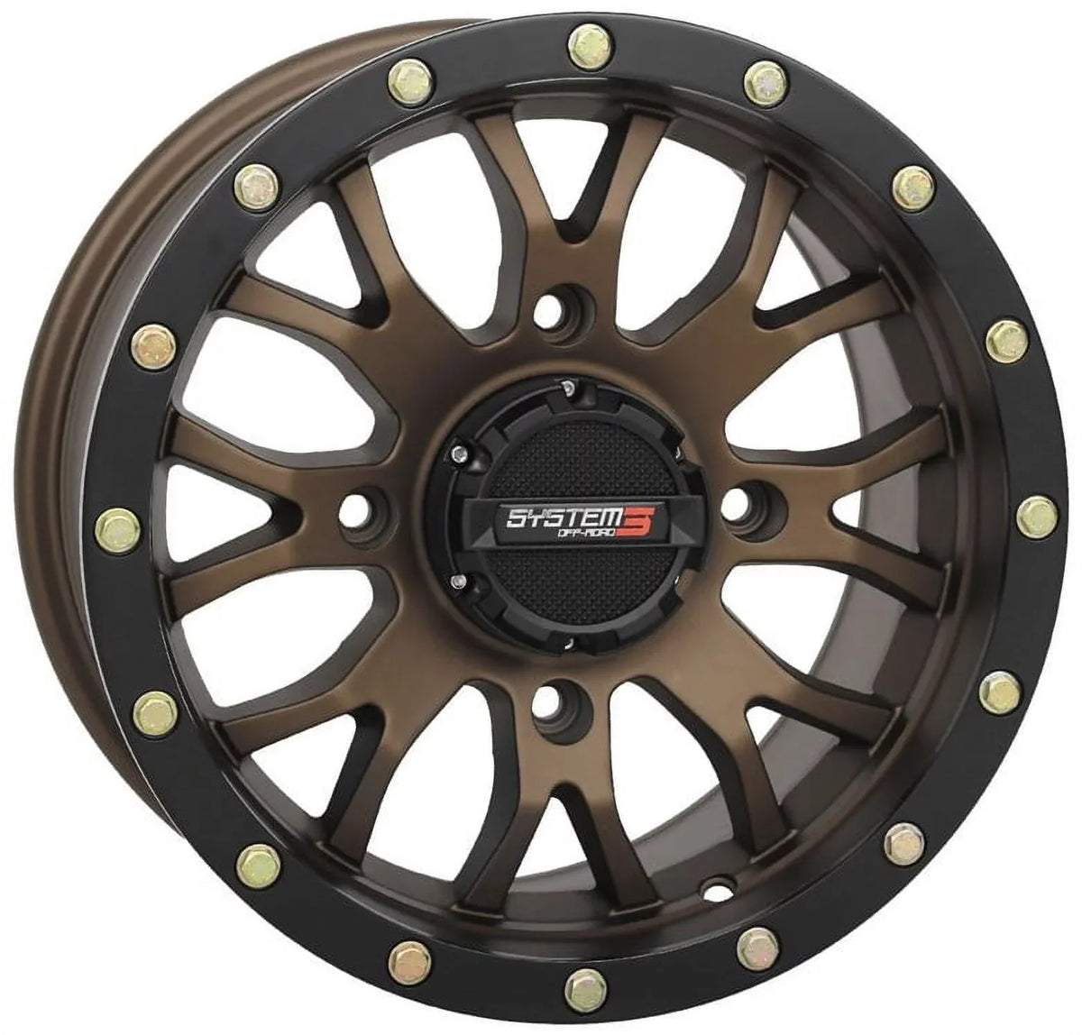 System 3 ST-3 14" Wheels Bronze 30" Trail Saw 2.0 Tires Can-Am Commander Maverick Renegade Outlander Defender