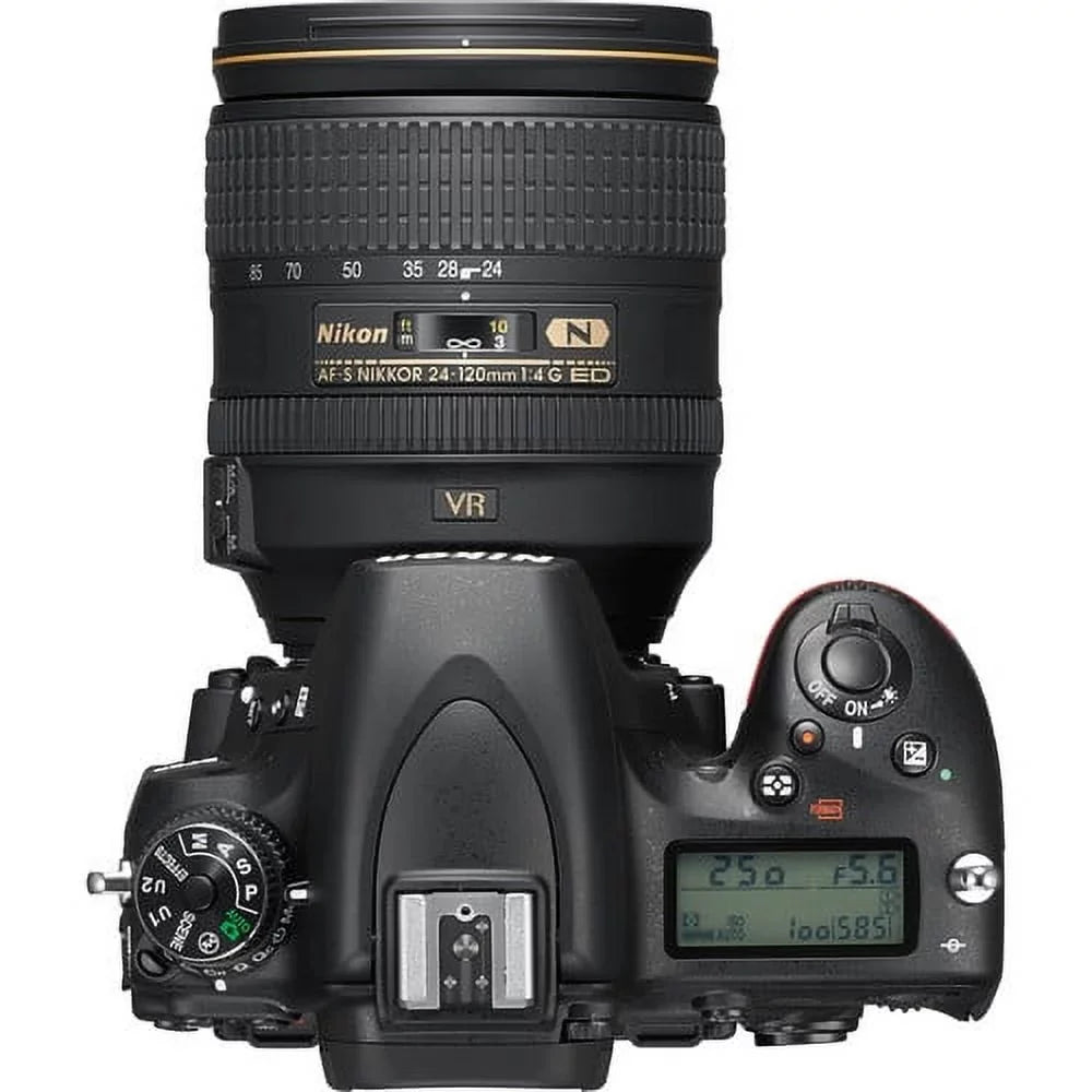 D750 24.3MP DSLR Camera with 24-120mm Lens (Black) Top Value Bundle Includes: Extra Battery and Charger, Dual Sandisk Extreme Pro 32GB (64GB) SD, Flash, Backpack, Filter Kit, Tripod, Telephoto a