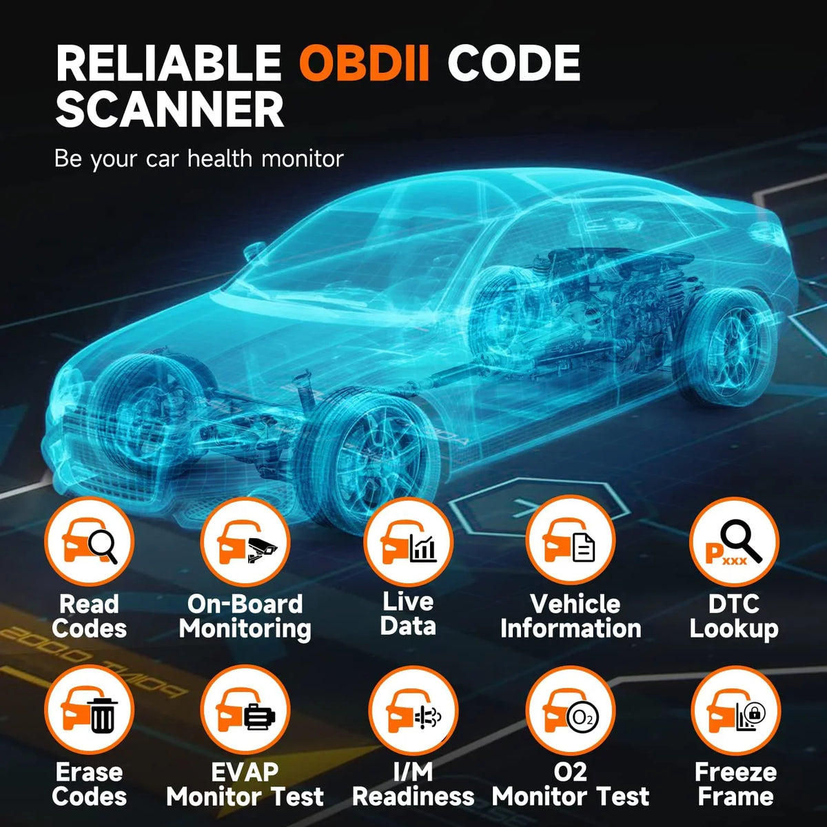 Foxwell NT726 Car Scanner OBD2 Scan Tool Automotive All System Diagnostic Equipment Oil EPB ABS Bleeding SAS TPMS DPF TPS Injector Coding BMS Gearbox Reset Car Code Reader OBDII Automotive Analyzer