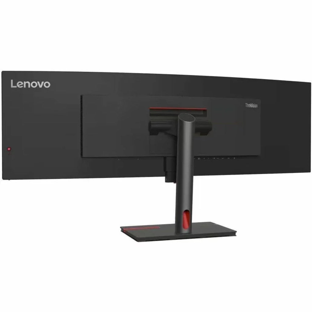 ThinkVision 49\" 5120 x 1440 LED Cable Lock Slot, Anti-glare Curved Monitor, Raven Black, P49W-30