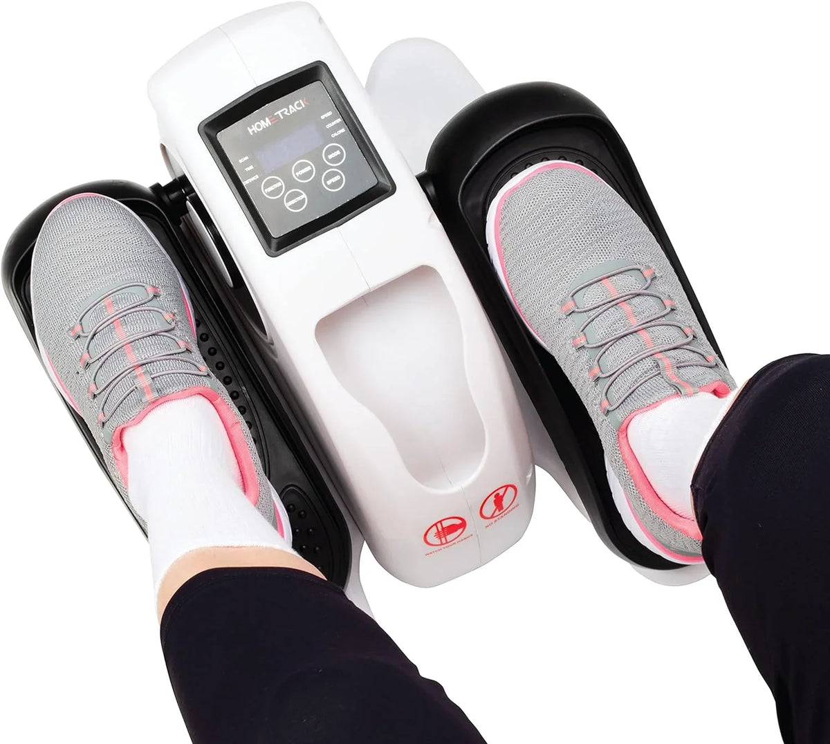 North American Health + Wellness Portable Elliptical Exercise, Gray, 2 Piece Set (ZB8293)