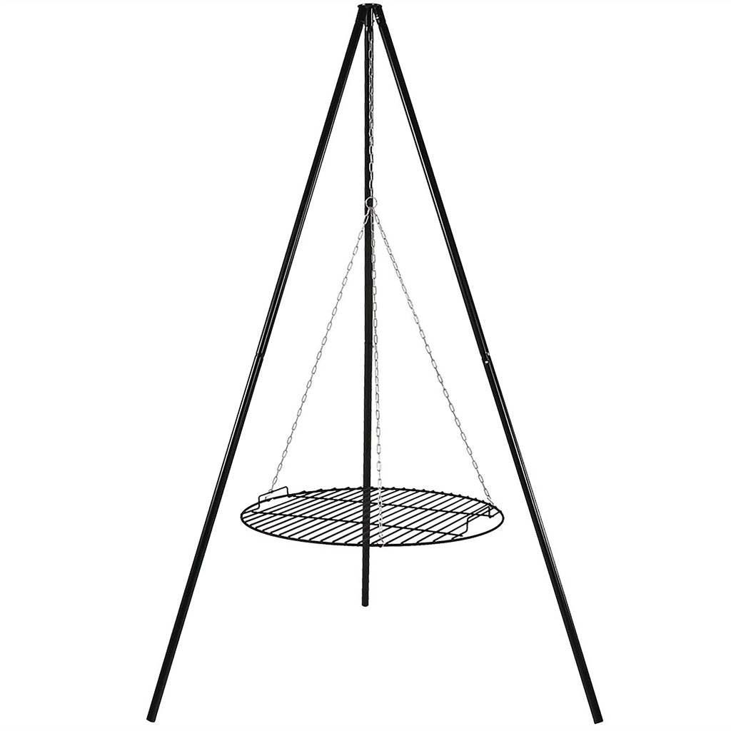 Sunnydaze Tripod Grilling Set with Cooking Grate - 22" Diameter