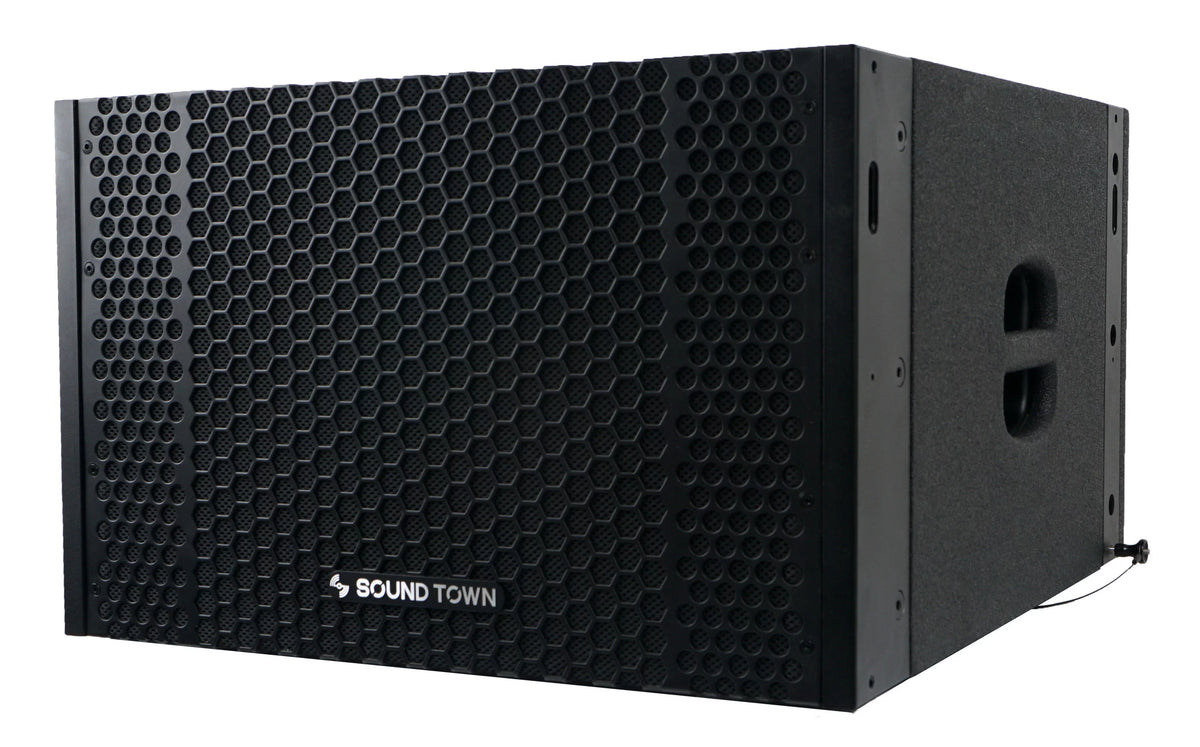 Sound Town ZETHUS Series 2X12" 1200W Line Array Subwoofer (ZETHUS-210S)
