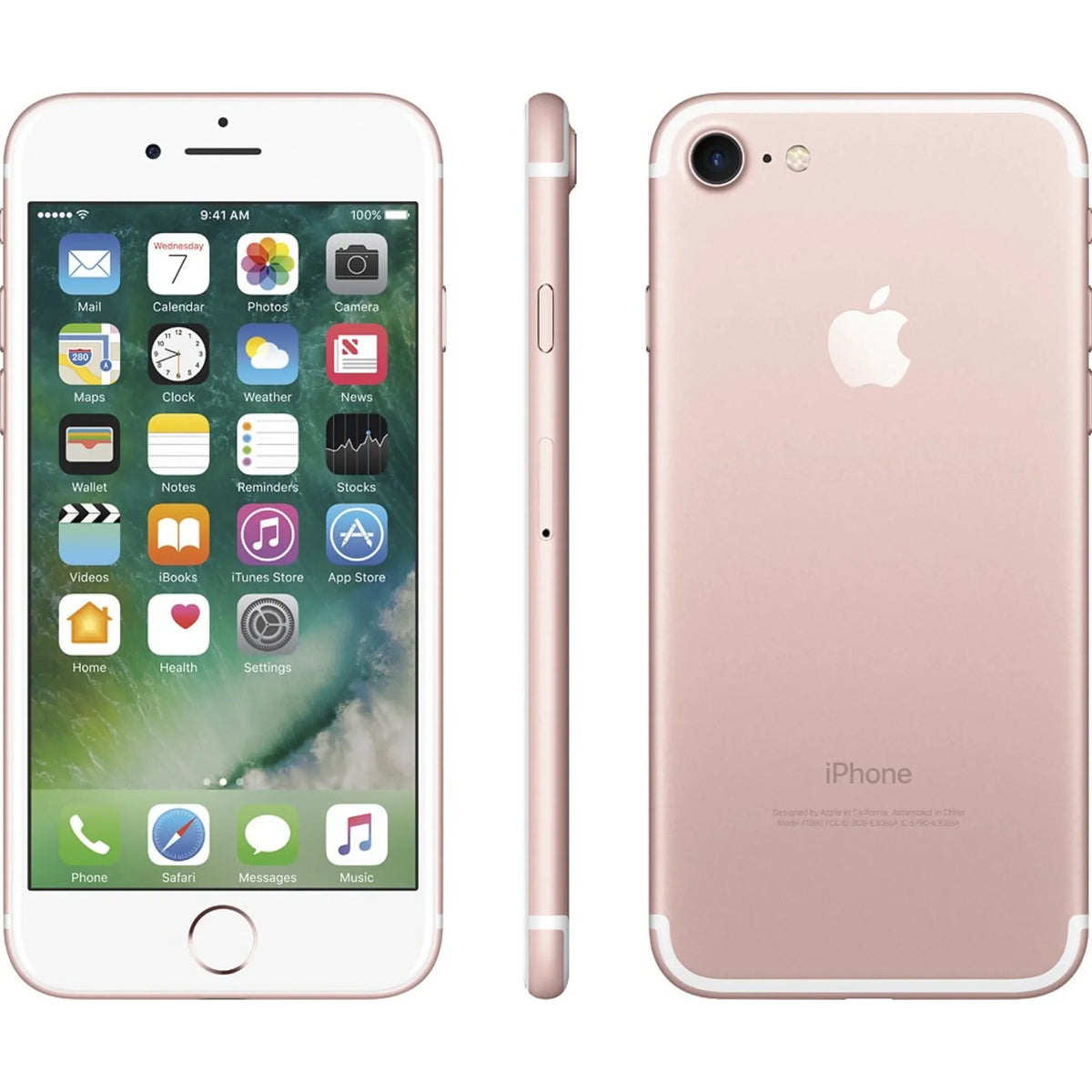 Restored iPhone 7 128GB Unlocked GSM 4G LTE Quad-Core Smartphone w/ 12MP Camera - Rose Gold (: Fair) (Refurbished)