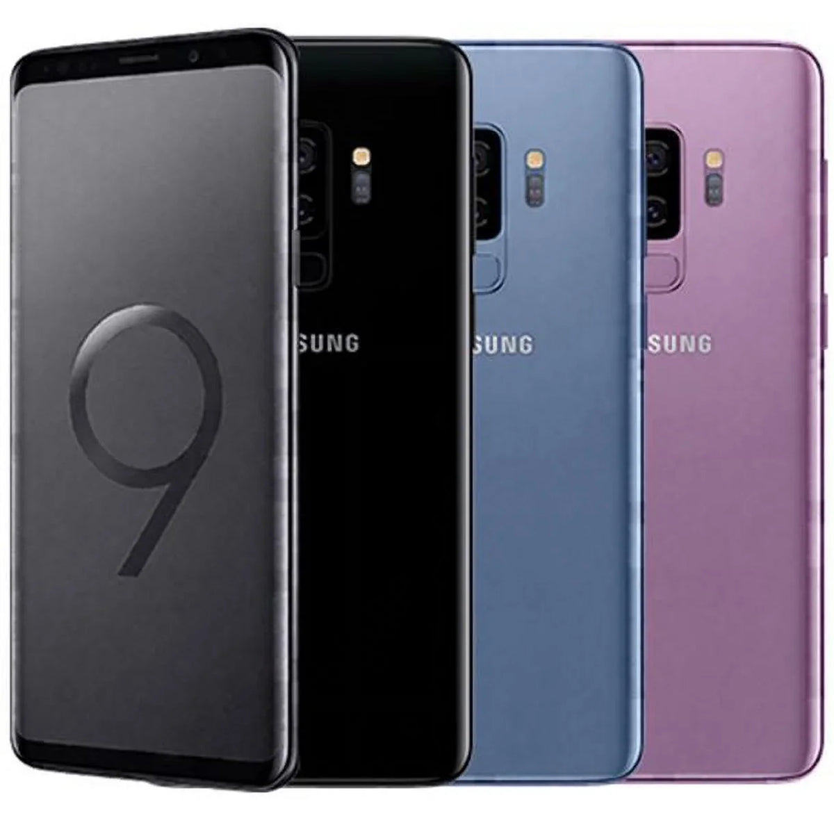 Restored Galaxy S9+ Smarphone 64GB Black - Locked to Sprint (Refurbished)