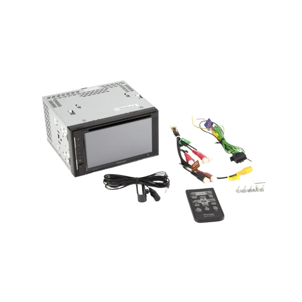 KIT4895 Bundle for 2007-2012 Nissan Altima W/ Pioneer Double DIN Car Stereo with Bluetooth/Backup Camera/Installation Kit/in-Dash DVD/CD AM/FM 6.2" WVGA Monitor Digital Media Receiver