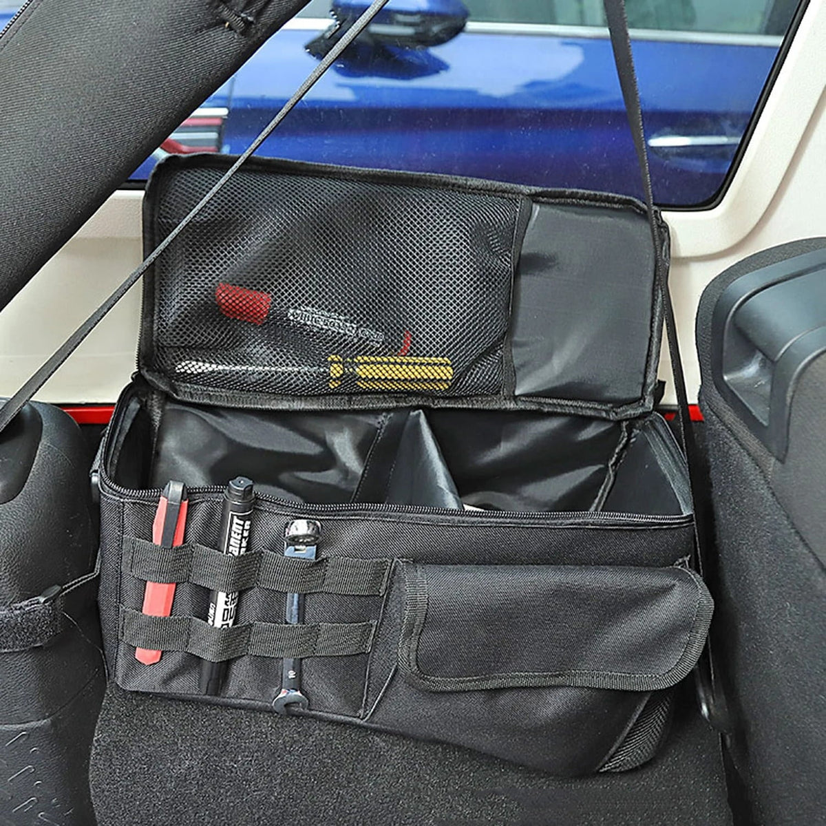 Side Bag Organizer Tool Tray for Jeep JK JL 4 Doors 2007-2024 Stowing Tidying Car Interior Accessories