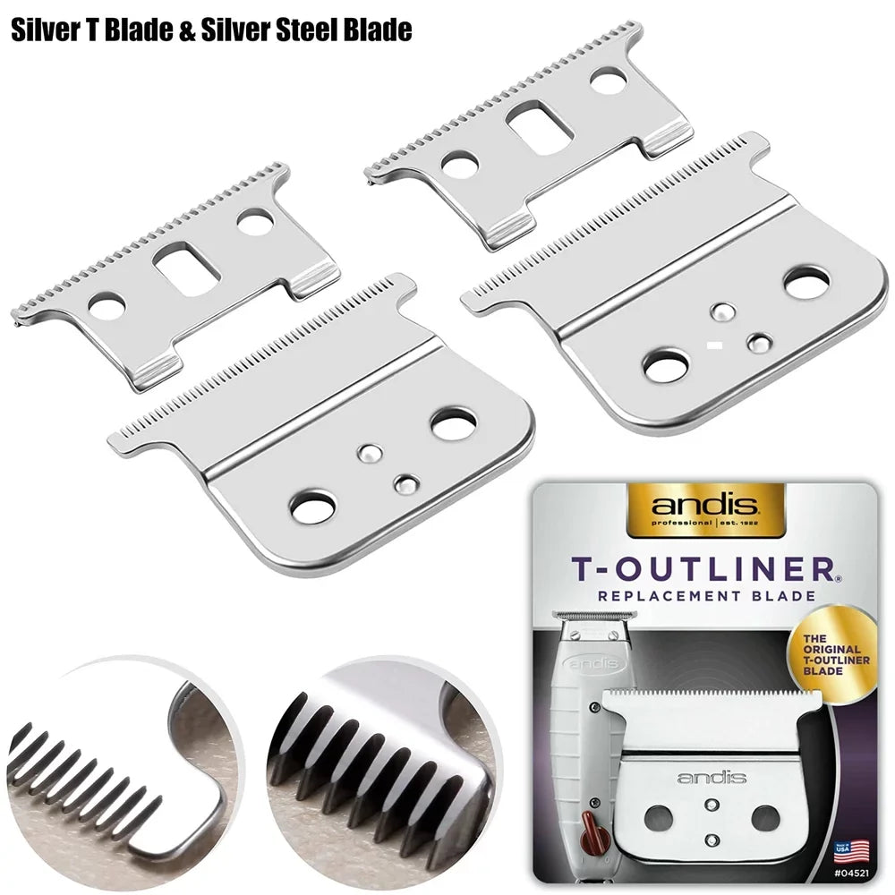 Andis #04521 Replacement Close-cutting T-Blade for T-Outliner Trimmer GTO/GO/SL #17200