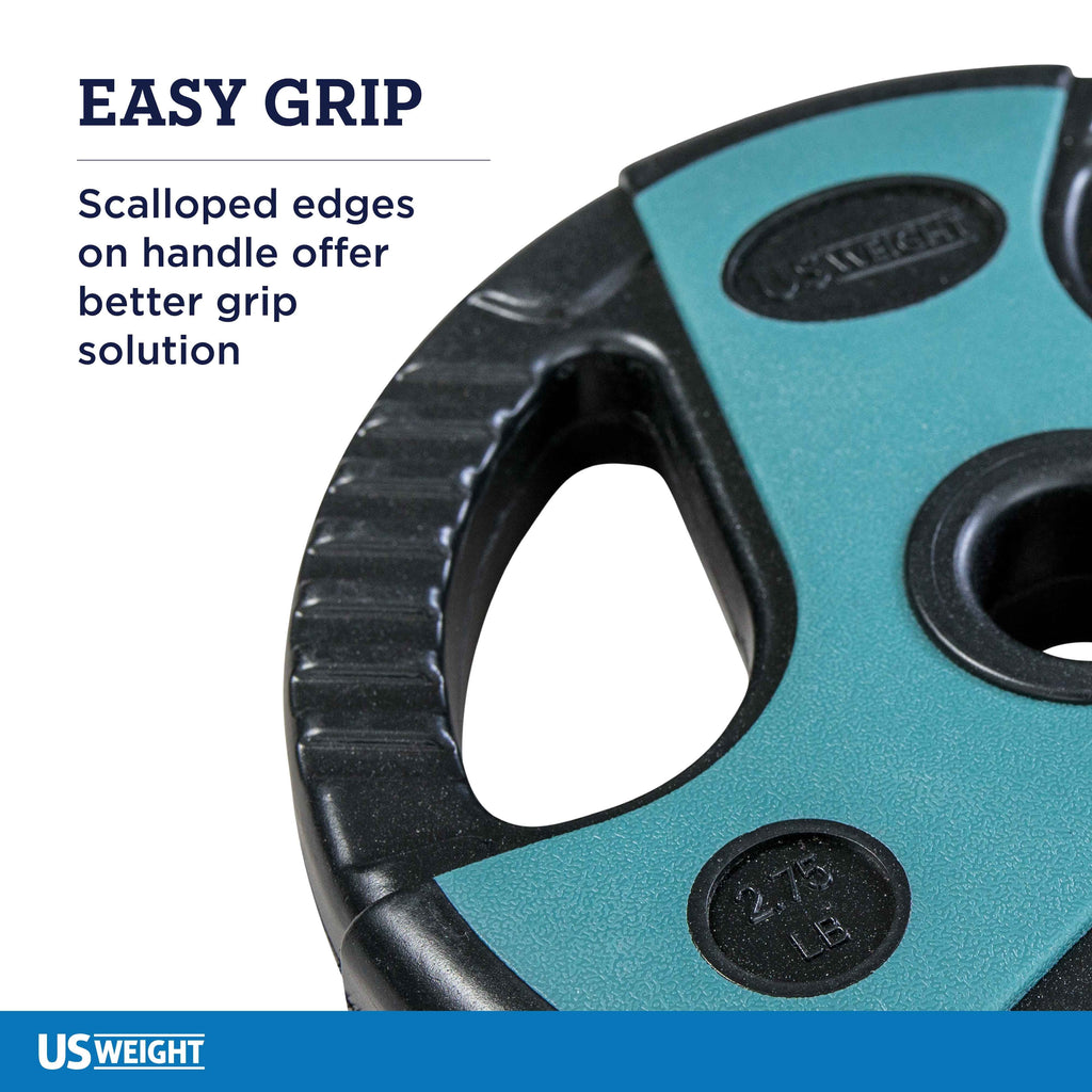 US Weight 54 lb. Weight Set with 55-inch Bar and Grip Weight Plates