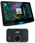 JVC KW-Z1000W 10.1" HD Car Monitor Wireless Carplay Receiver+Dash Cam