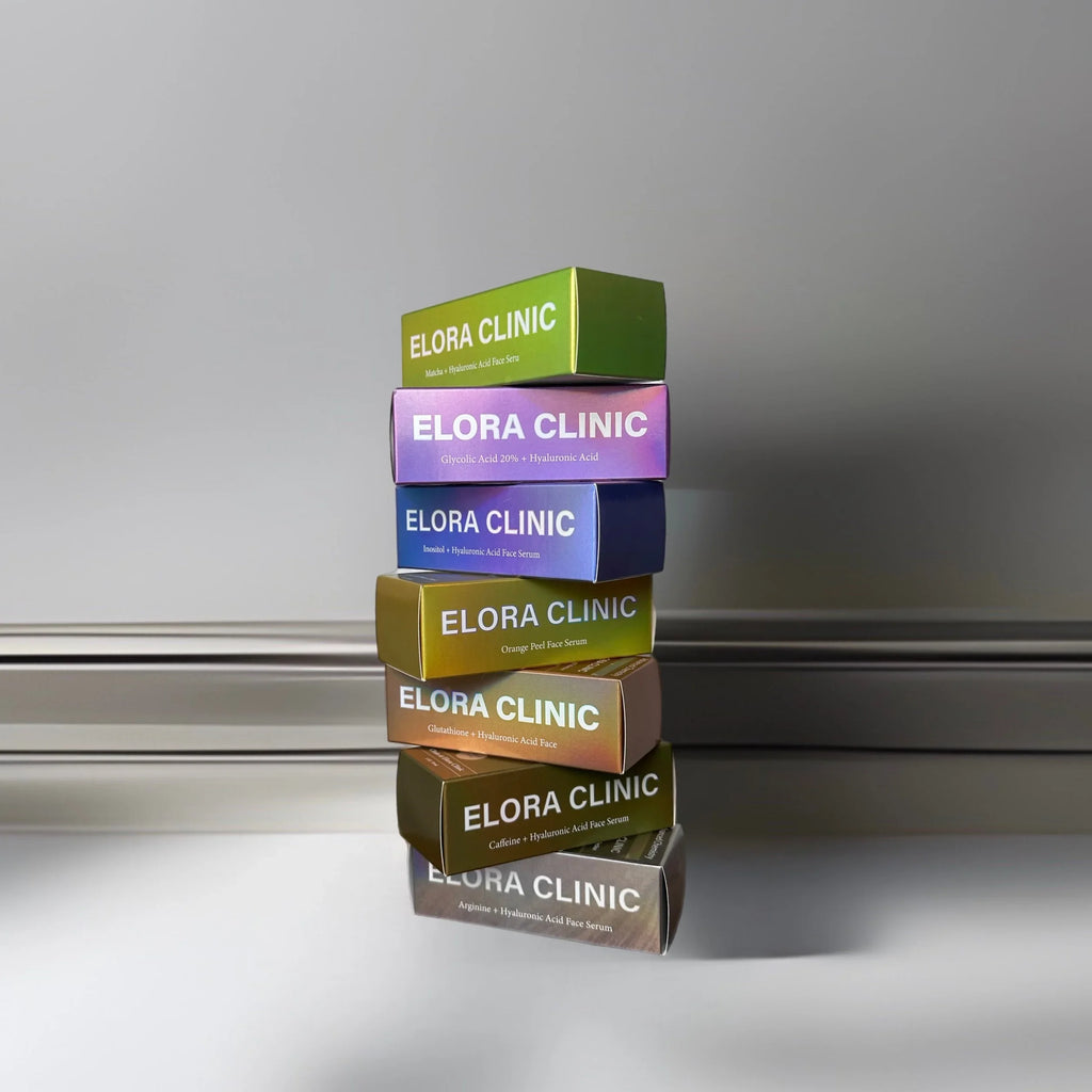 Elora Clinic 20 Niacinamide Serum - Niacinamide 20% + Hyaluronic Acid - Hydrating Hyaluronic acid + 20 Niacinamide Serum - Oil Free - Liquid Based