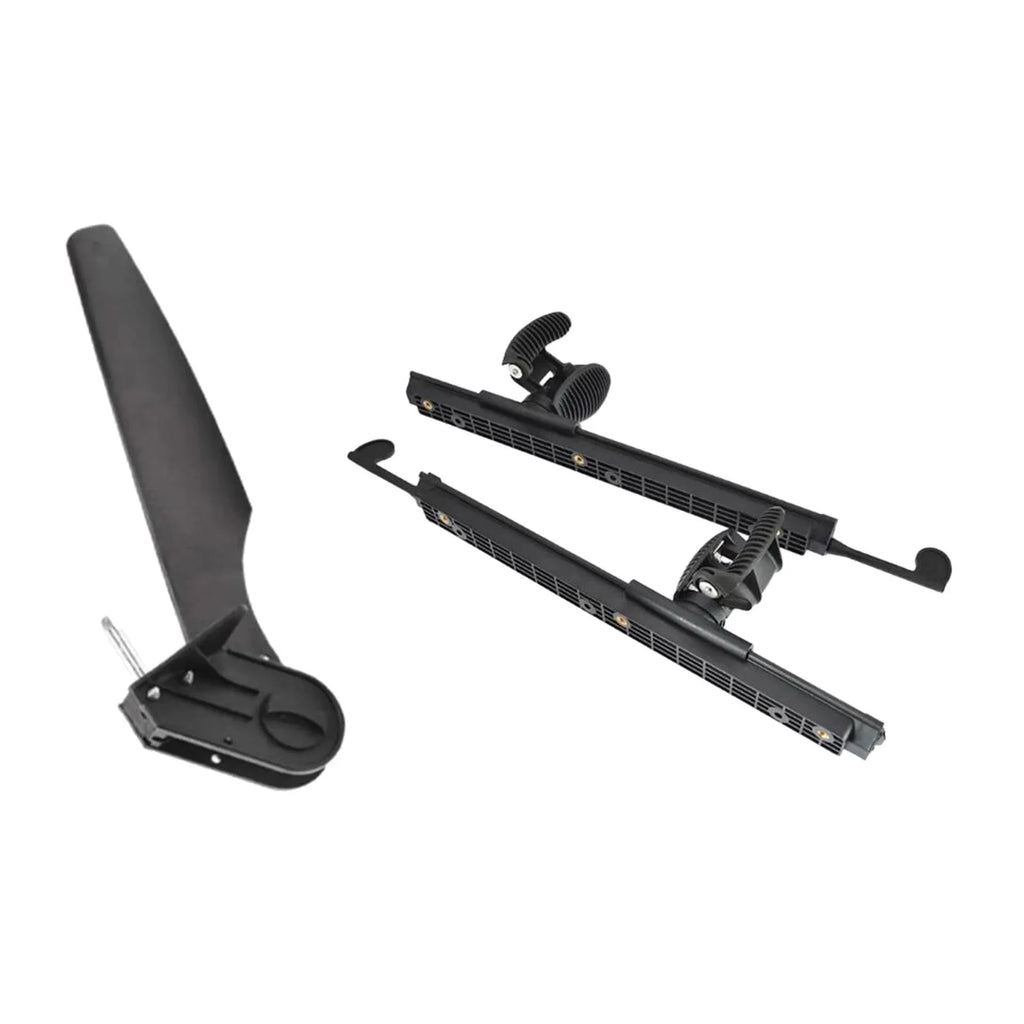 Tnarru Kayak Rudder Kayak Foot Pegs Boat Tail Fluid Rudder with Foot Brace Pedals for Fishing Boat Canoeing Marine Accessories
