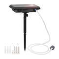 Htovila 5.5V 1.5W Solar Air Pump Fish Oxygenator with Aquarium & Air Bubble Stone Pond Pump Aerator Rechargeable for Fishing Fish Tranportation Small Ponds Pools Circulation Garden Landscap