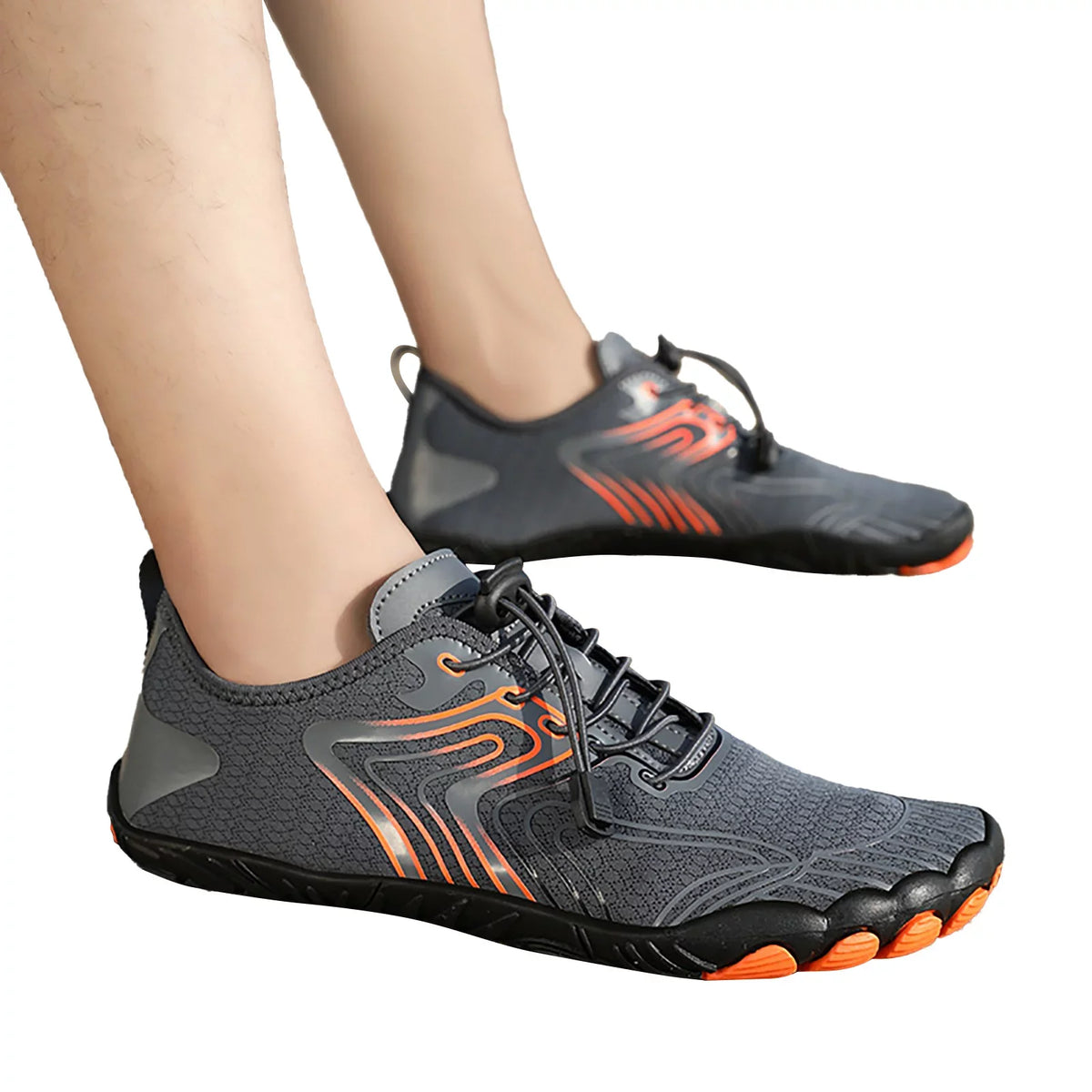 AdBFJAF Mens Sneakers 11 Wide Slip on Outdoor Couple Men Fluid Mountaineering Casual Sport Shoes Lace Up Beach Running Breathable Soft Bottom Shoes