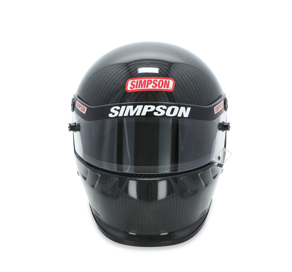 Simpson Racing 795001C SD1 Dirt Track Helmet - Snell SA2020 - Carbon Fiber - Adult SML