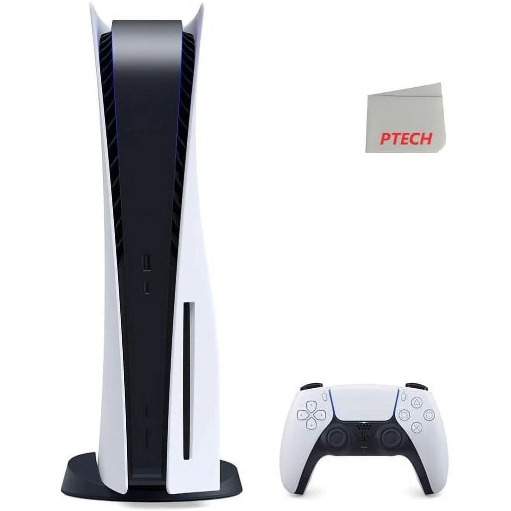 PlayStation_PS5 Gaming Console (Disc Version) with God of War(GOW) Ragnark Bundle and Ptech controller plate