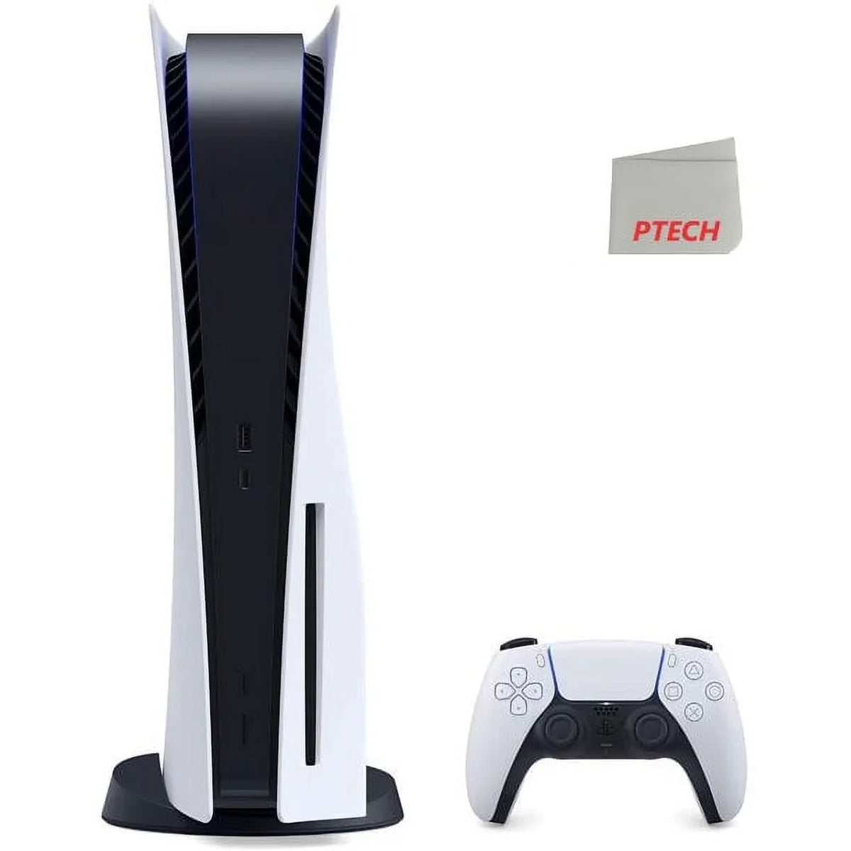 PlayStation_PS5 Gaming Console (Disc Version) with God of War(GOW) Ragnark Bundle and Ptech controller plate