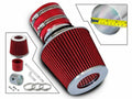 Rtunes Racing Short Ram Air Intake Kit + Filter Combo RED Compatible For 96-01 Kia Sephia / 02-05 Kia Sedona LX EX / 01-06 Kia Optima