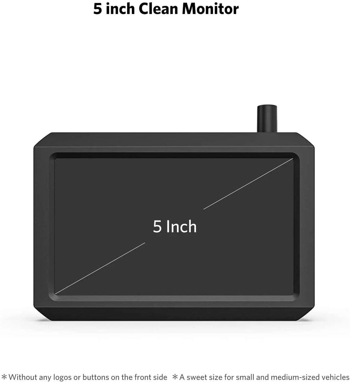 K7 Pro HD Wireless Backup Camera Kit with Dual Camera, 5″ TFT-LCD HD Monitor and Liquid Rear View Camera for Car, SUV, Van, Mini RV, Pickup