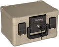 Fire And Fluid Chest, 0.15 Cu. Ft., 12 1/5W X 9 4/5D X 7 3/10H, Taupe