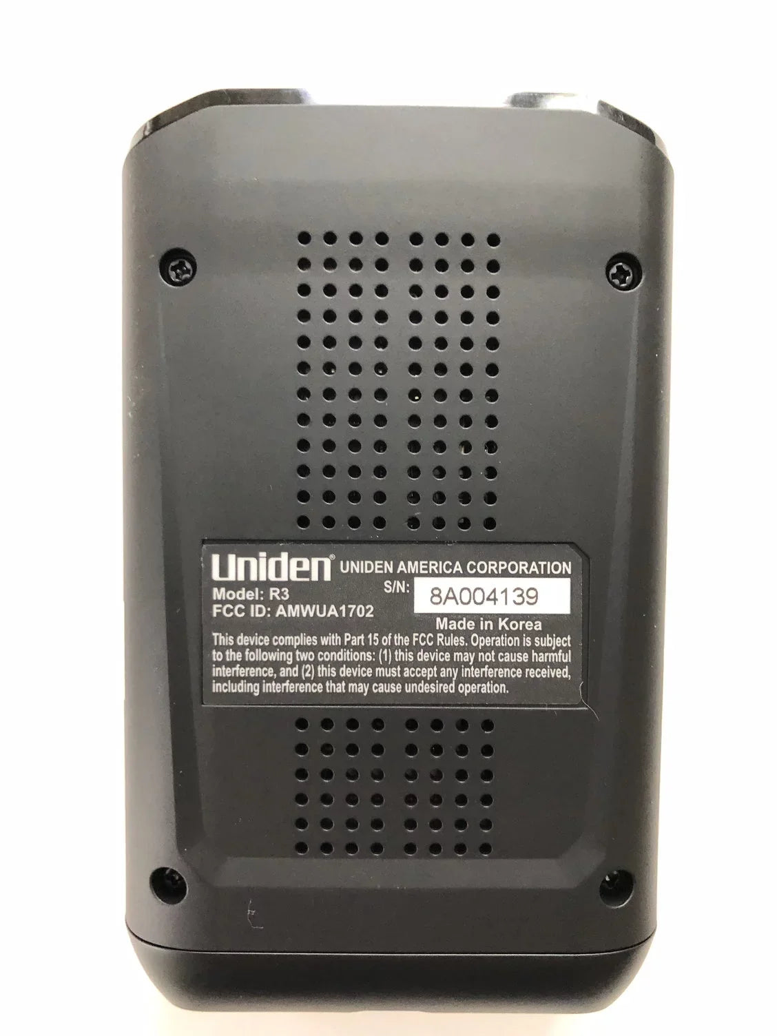 Uniden R3DSP Extremely Long-range Radar Detector/Laser Detector With GPS
